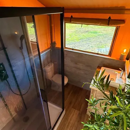 Glamping La Yurta Nel Luxe Ingerichte 4persoons Belltent 营地